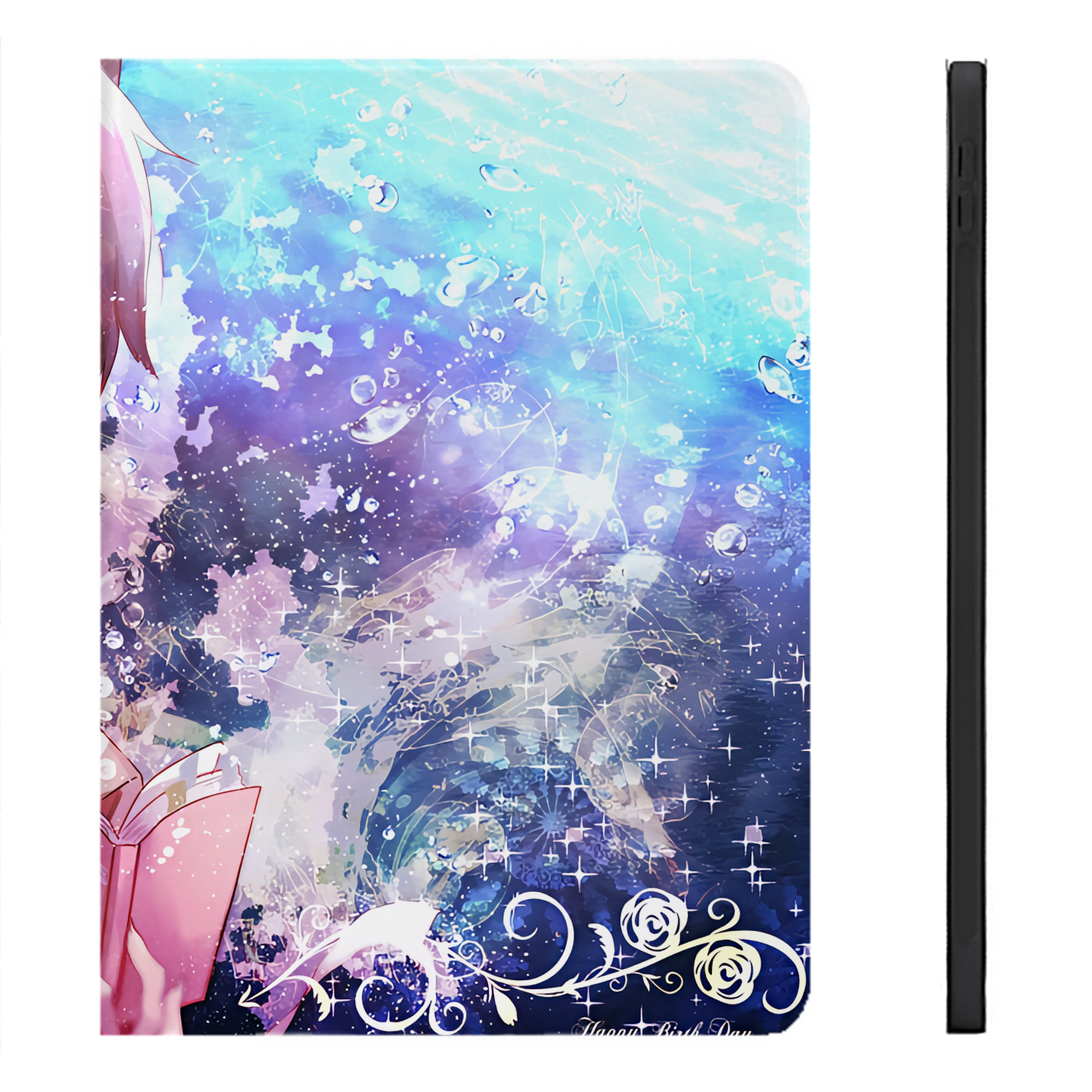 （画像用） 文豪ストレイドッグス Bungo Stray Dogs IPadケース ペンホルダー付き ブックスタイルデザイン